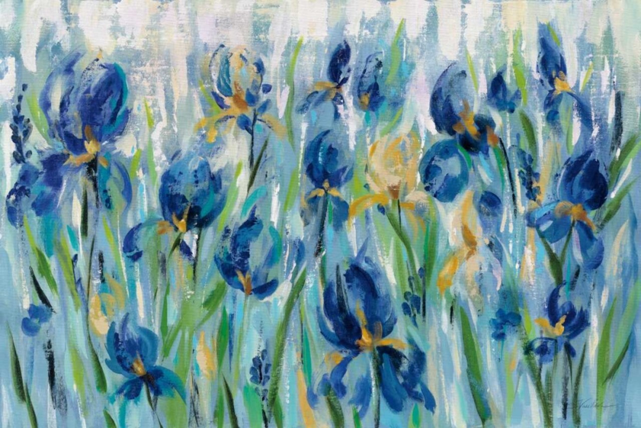 Iris Flower Bed Poster Print by Silvia Vassileva - Item # VARPDX34107HR